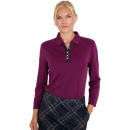 Abacus Polo Limerick, langarm, beere