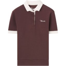 Macade Polo Aura Relaxed Tour Style, weinrot