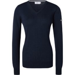 Cross Pullover Classic V-Neck, navy