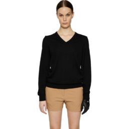 J. LINDEBERG Pullover Amaya, schwarz