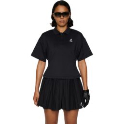 J. LINDEBERG Polo Amila, schwarz