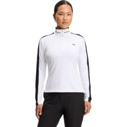 J. LINDEBERG Polo Hertta, Langarm, weiss
