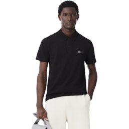 LACOSTE Polo Classic Cotton, schwarz