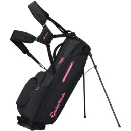 TaylorMade Standbag Flextech, schwarz/neonpink