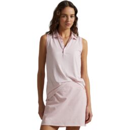 RALPH LAUREN Polo Printd Ltwt Airflow, ärmellos, pink
