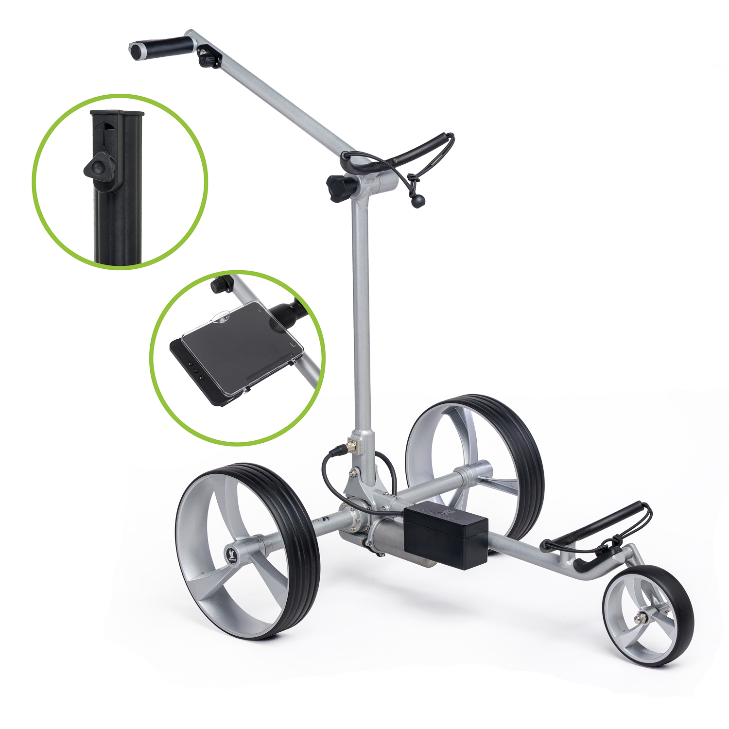 Leisure E-Trolley Figus 2.0, silber