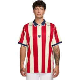 Nike Golf Polo Fairway Fresh Loose, weiß/rot/navy
