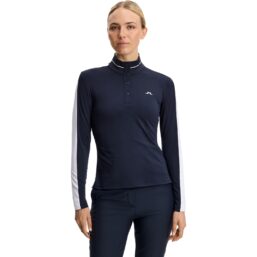 J. LINDEBERG Polo Hertta, Langarm, navy