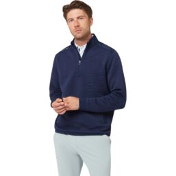 Callaway Layer Chev 1/4 Zip, navy