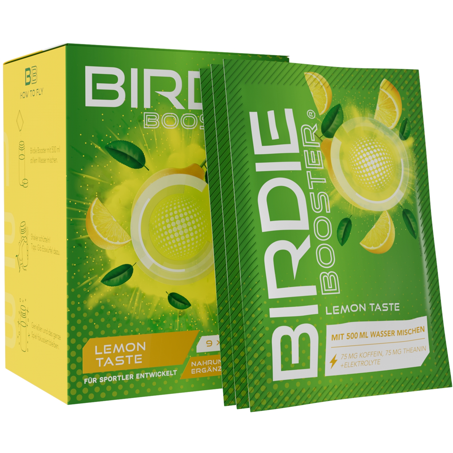 Birdie Booster Fokus Drink - 9er Pack