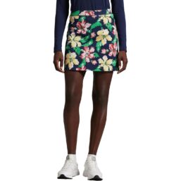 RALPH LAUREN Skort Woven, schwarz/rot/gelb