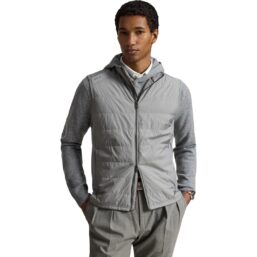RALPH LAUREN Weste Performance Wool, grau