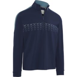 Callaway Pullover Trademark Chev Block 1/4 Zip, navy