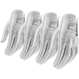 Mizuno Handschuh Cabretta Leather - 4er Pack, weiss