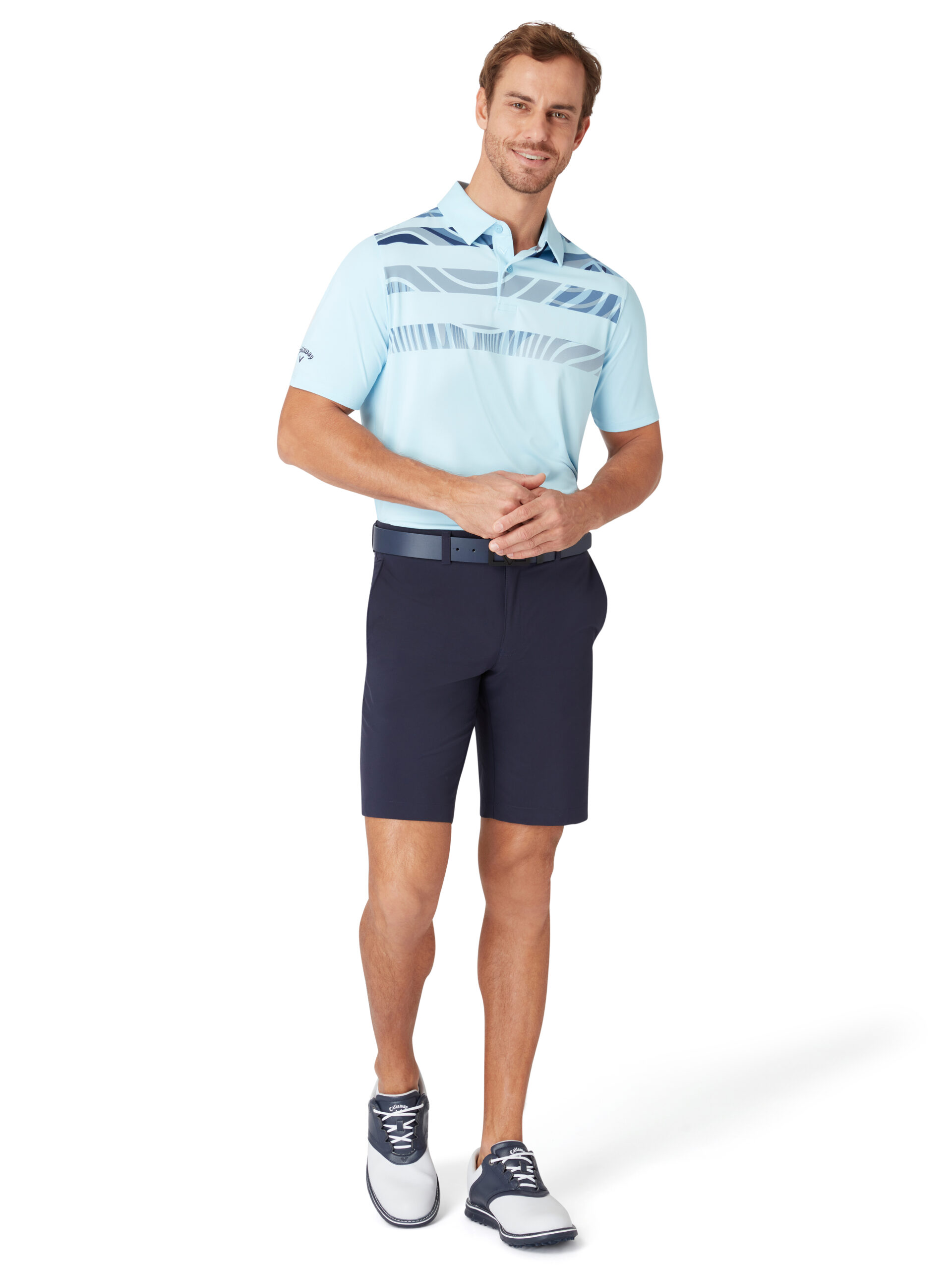 Callaway Polo Trippy Block, hellblau