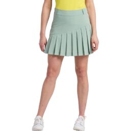 Cross Skort Solid Pleat, gruen