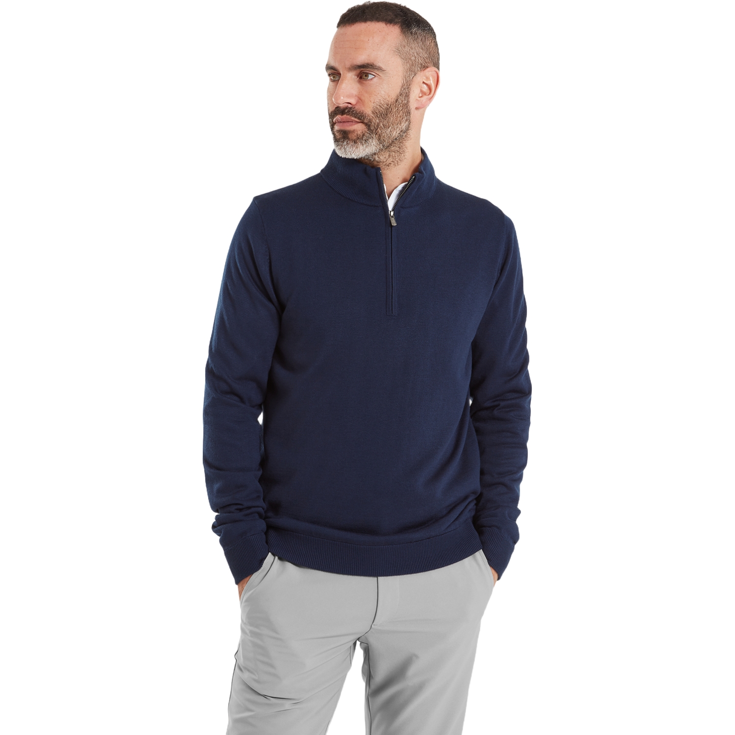 FootJoy Layer Drirelease 1/2 Zip, navy