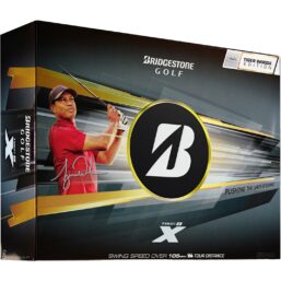 Bridgestone Golfbälle Tour B X Tiger Woods Edition - 12er Pack, weiss