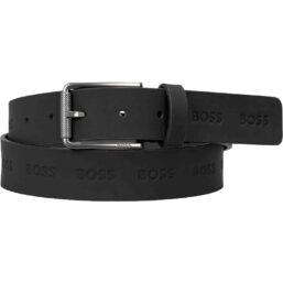 HUGO BOSS Gürtel Tintin All over BOSS, schwarz