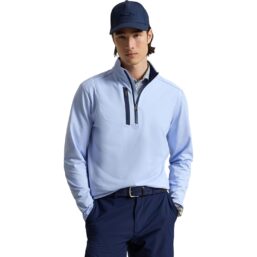 RALPH LAUREN Pullover New Lux Performance, hellblau
