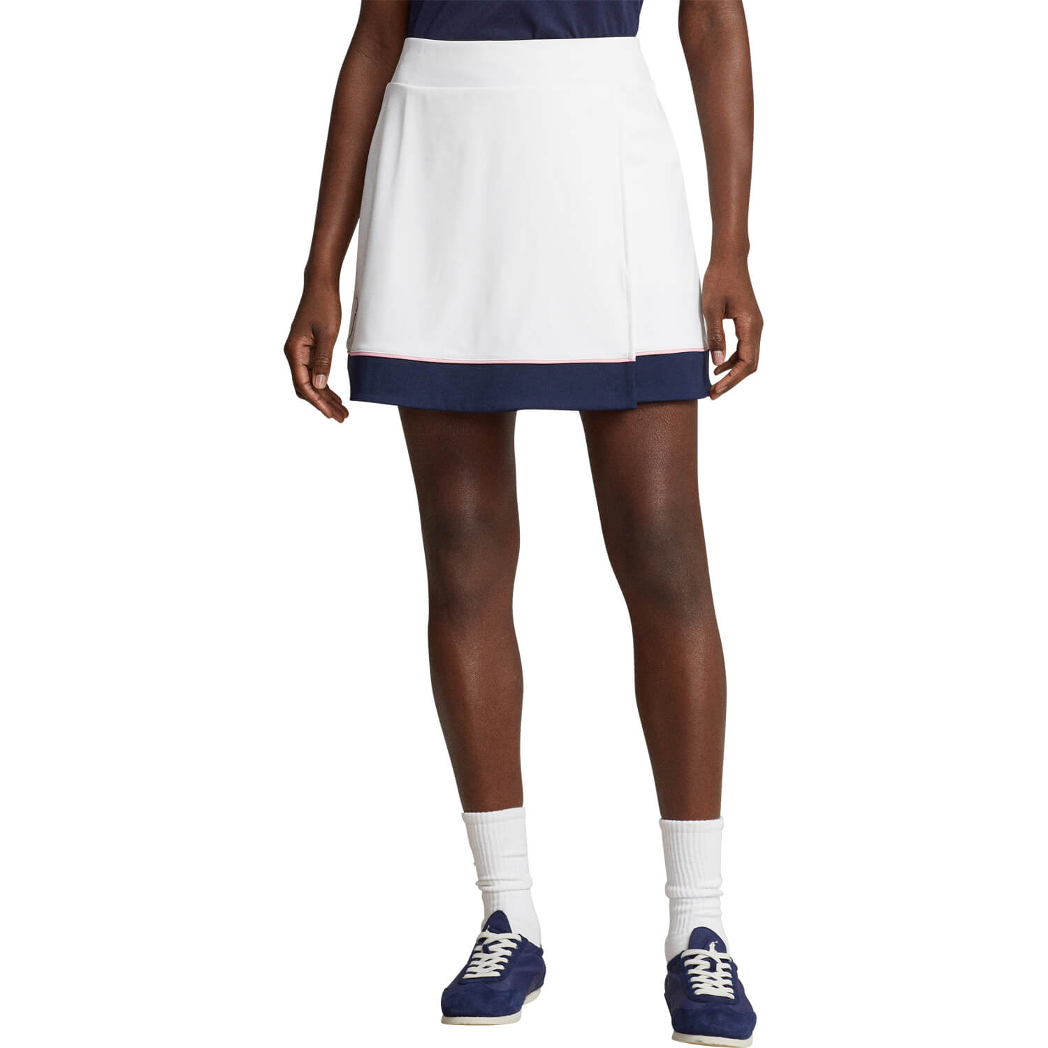 RALPH LAUREN Skort New Drywick, weiß/navy/pink