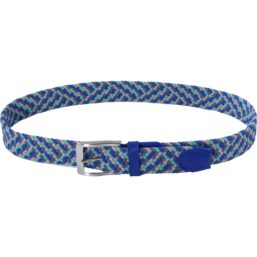 Alberto Gürtel Multicolor Braided, blau