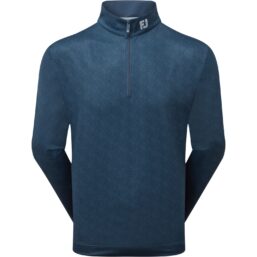 FootJoy Layer Speckle Print Chill-Out 1/4-Zip, dunkelblau