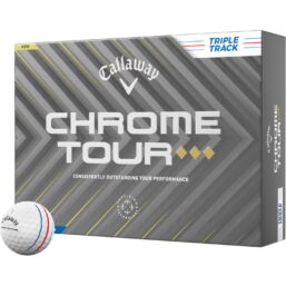 Callaway Golfbälle Chrome Tour TD Triple Track - 12er Pack , weiss