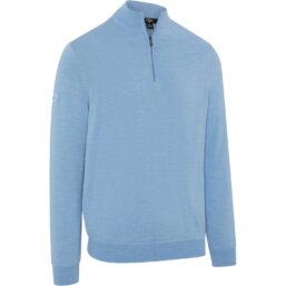 Callaway Pullover Windstopp 1/4-Zip, iceblau