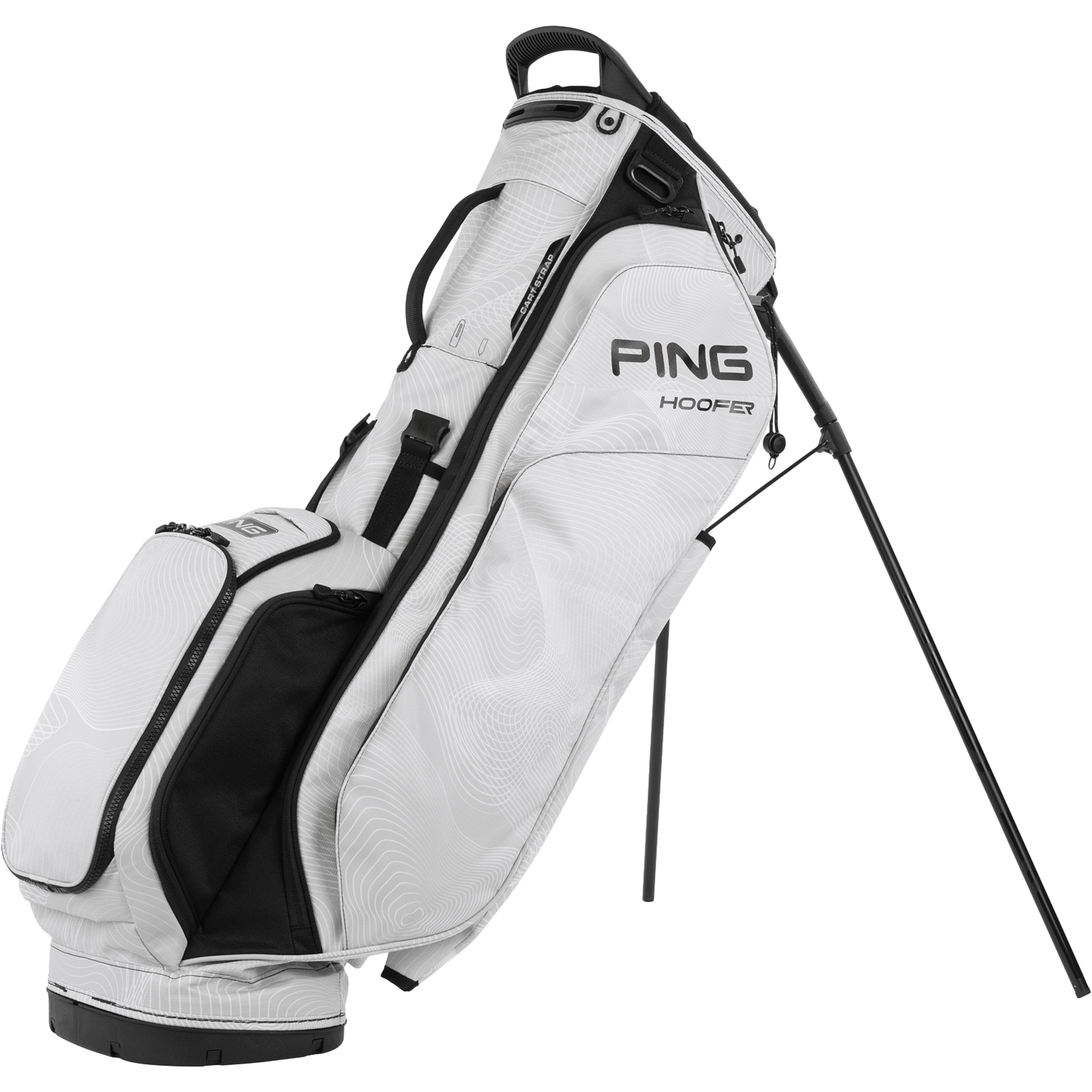 Ping Standbag Hoofer, weiss/schwarz