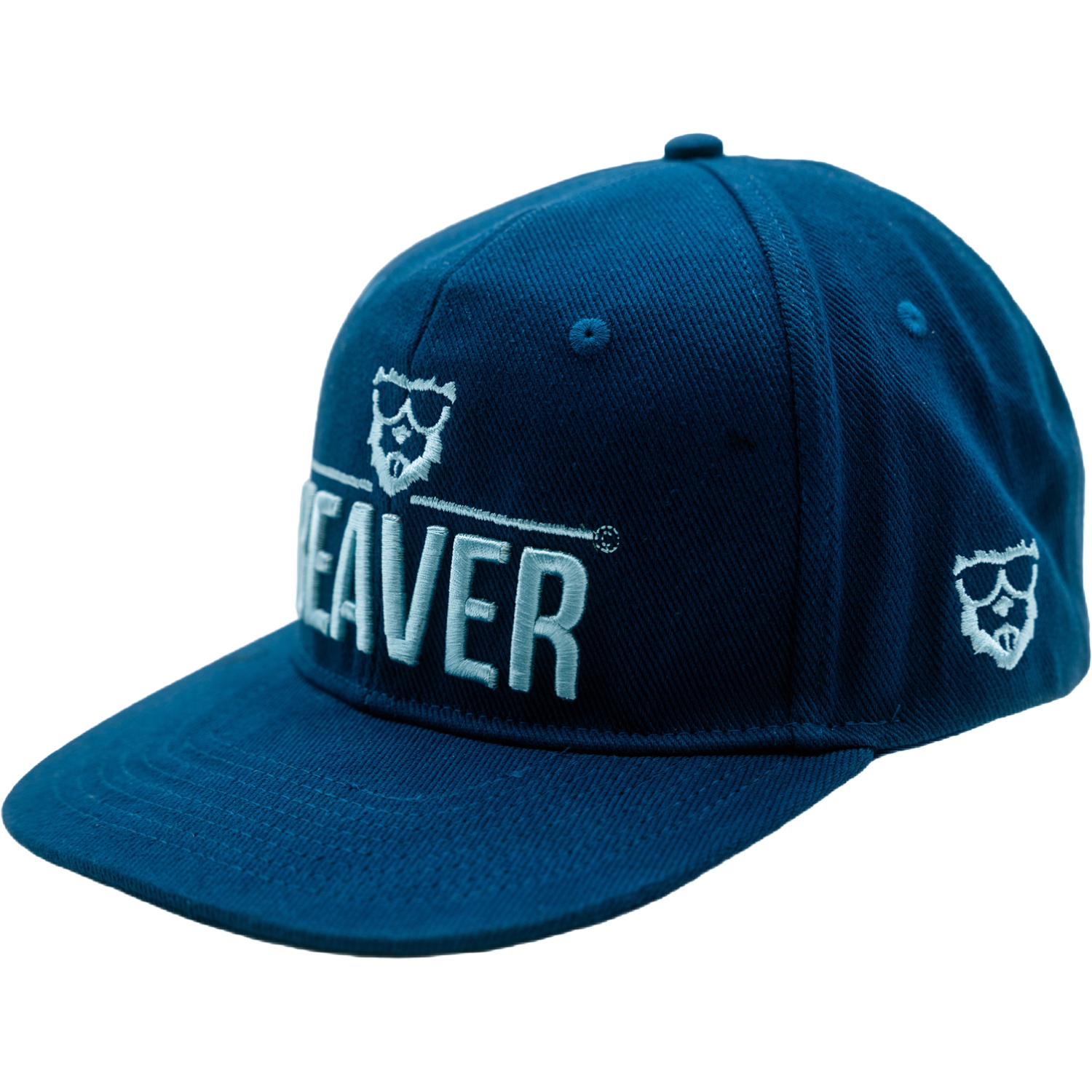 Beaver Golf Cap Bio-Flat Snapback, blau