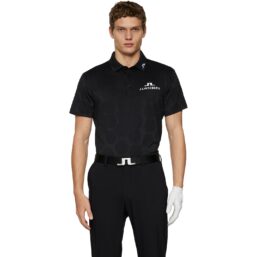 J. LINDEBERG Polo KV Tour Mesh, schwarz