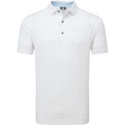 FootJoy Polo Flower Bud Foulard Lisle, weiss