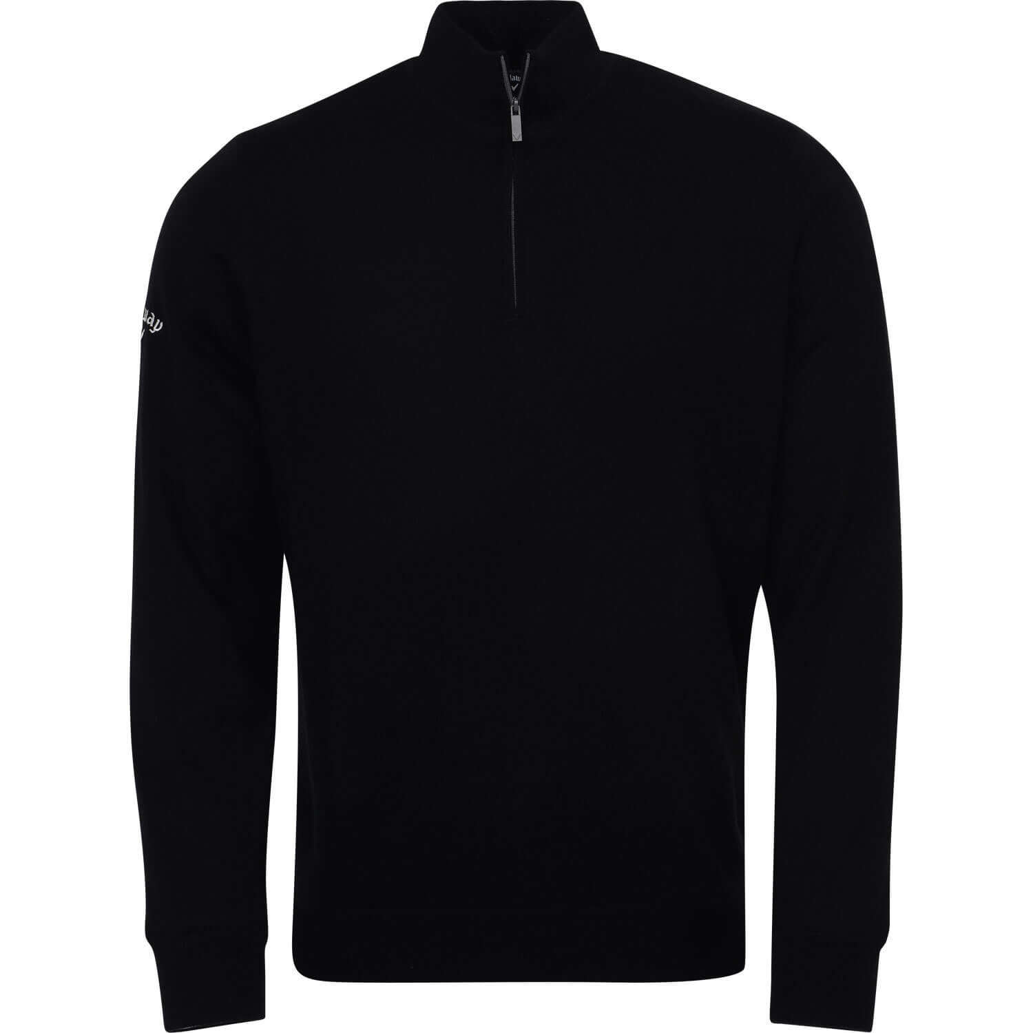 Callaway Pullover Windstopp 1/4-Zip, schwarz