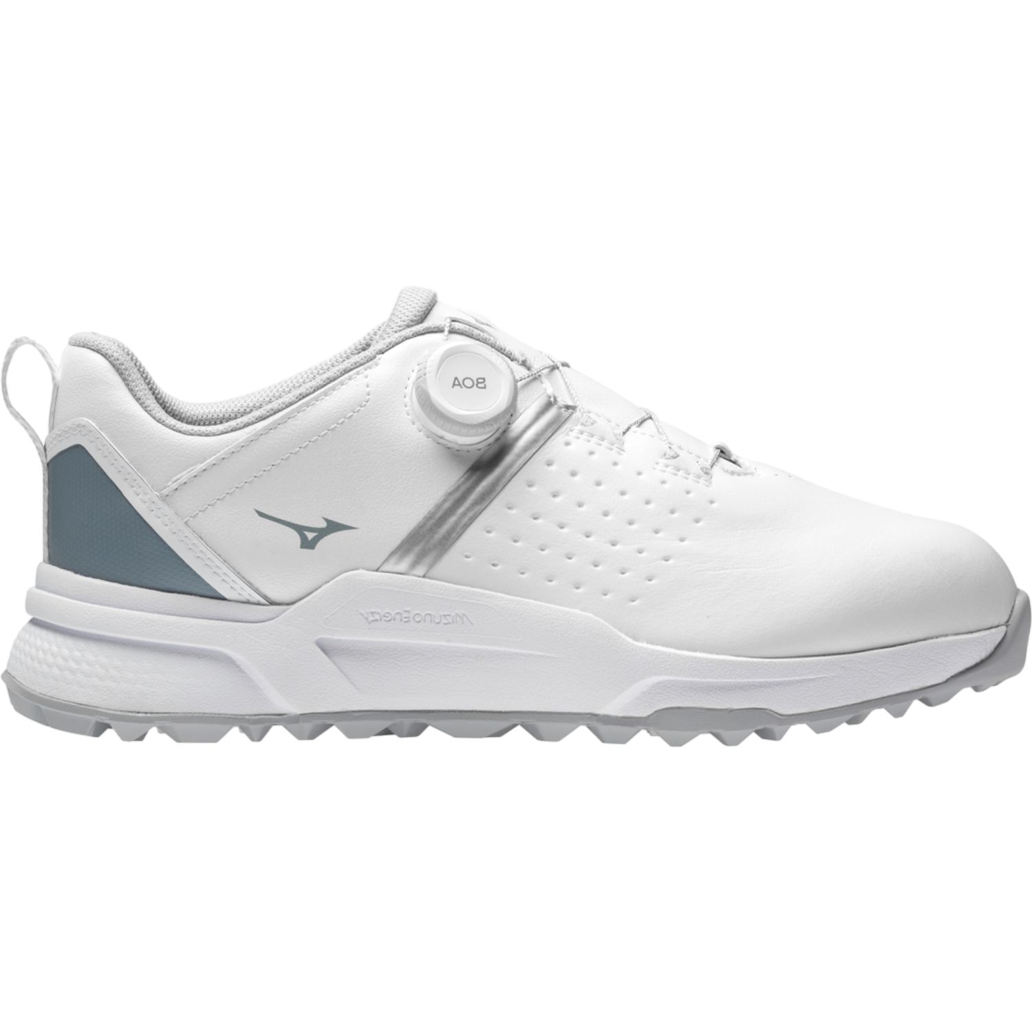 Mizuno Golfschuhe Herren Hazard Enerzy BOA, weiss/dunkelblau
