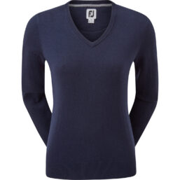 FootJoy Pullover Wool Blend V-Neck, navy