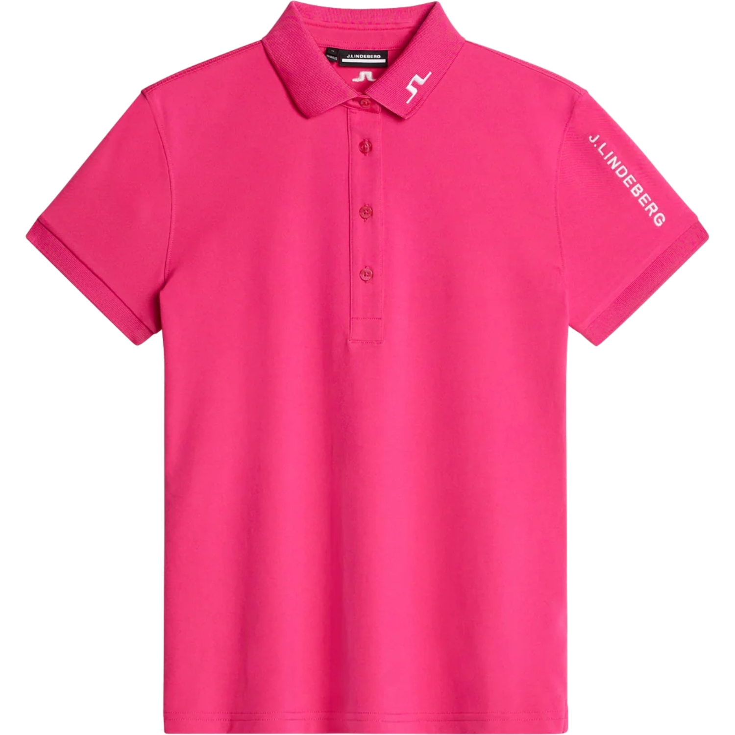 J. LINDEBERG Polo Tour Tech Regular Fit, fuchsia