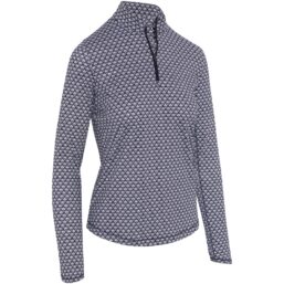 Callaway Layer Scarf Geo, navy/weiss