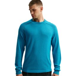 Nike Golf Pullover Tailored Performance Crew, hellblau