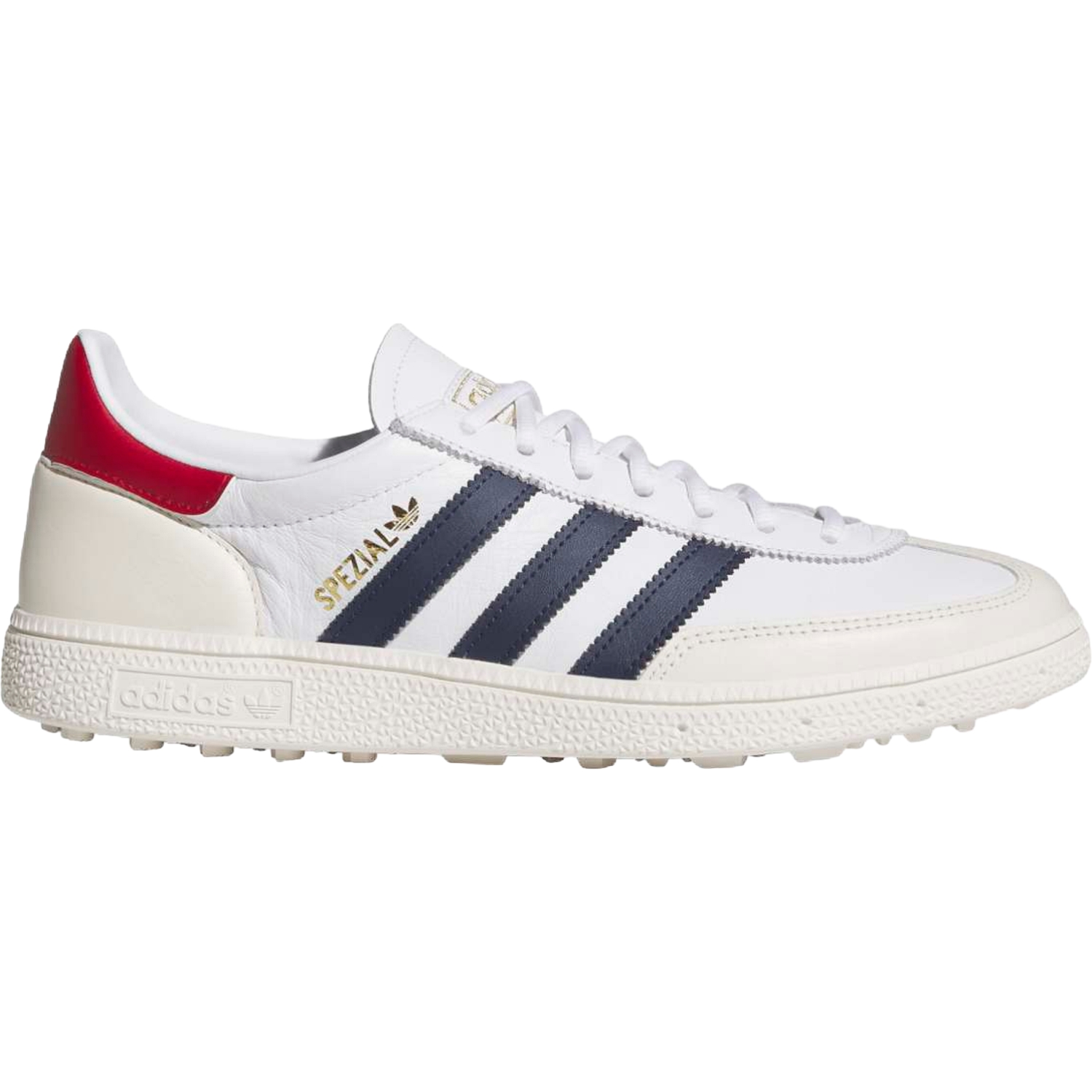 adidas Golf Originals Golfschuhe Unisex Spezial, weiss/navy/rot
