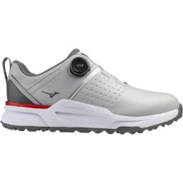 Mizuno Golfschuhe Herren Hazard Enerzy BOA, grau/rot