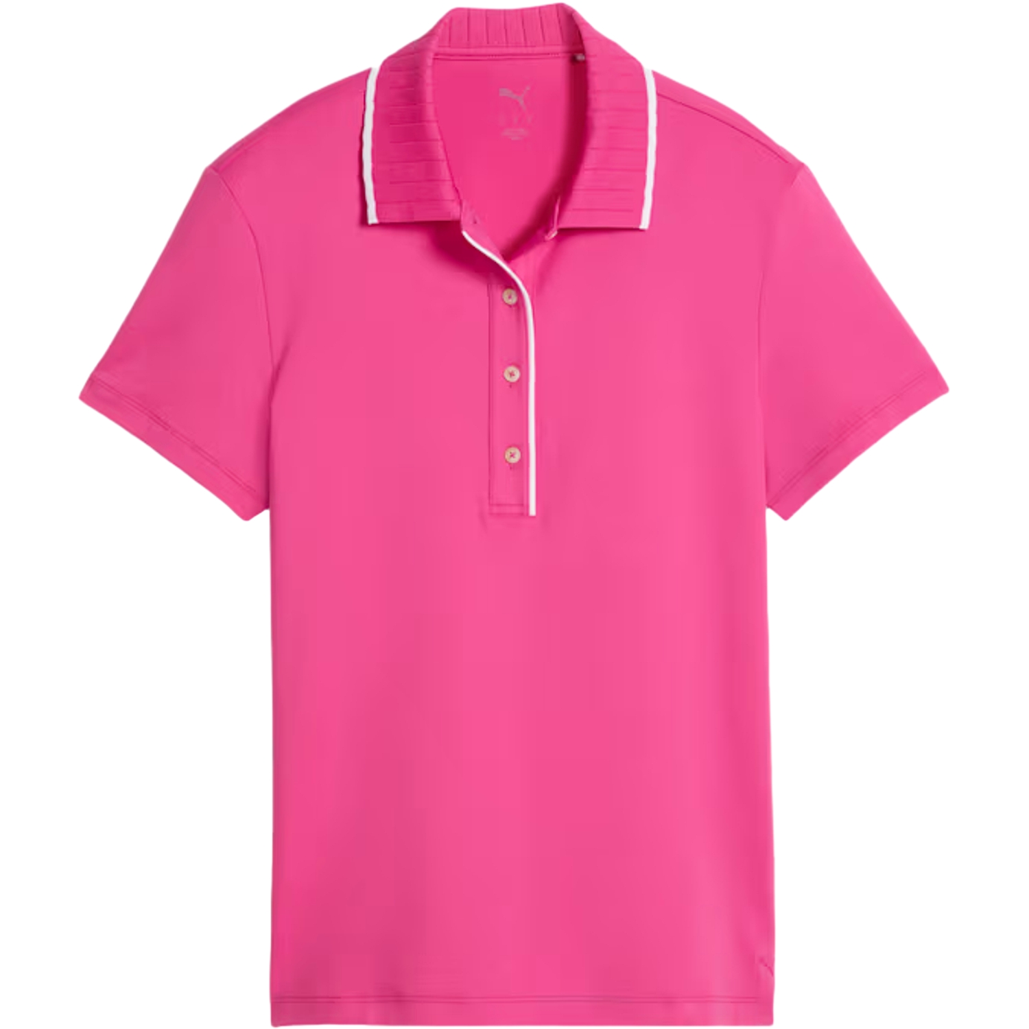 Puma Polo Cloudspun Bridges, kurzarm, pink