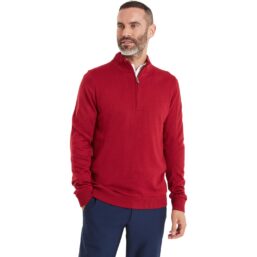 FootJoy Layer Drirelease 1/2 Zip, rot