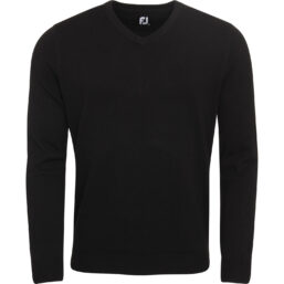 FootJoy Pullover Wool Blend V-Neck, schwarz