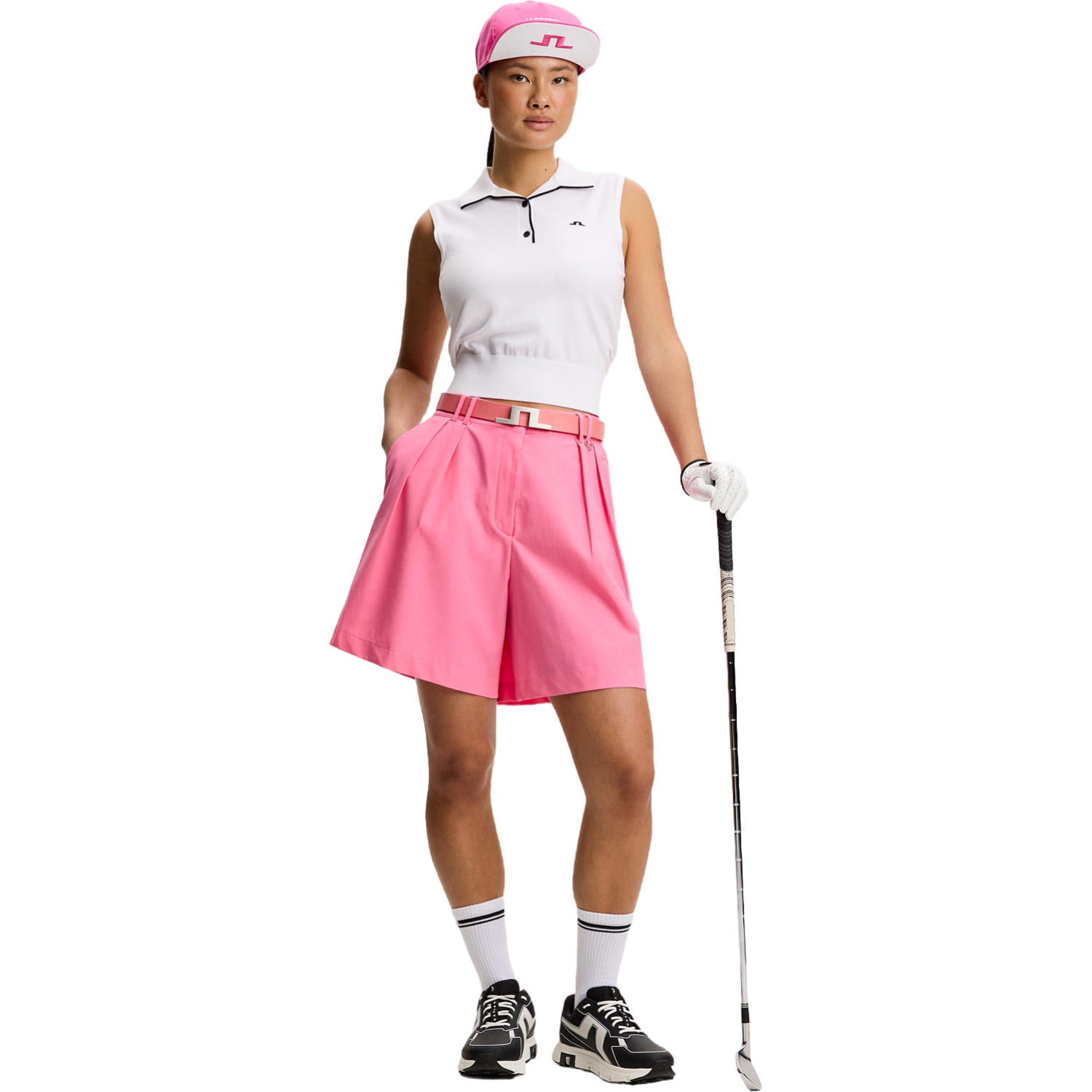 J. LINDEBERG Shorts 30Y Carmen Long, pink