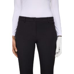 J. LINDEBERG Hose Lei Fleece Twill, schwarz