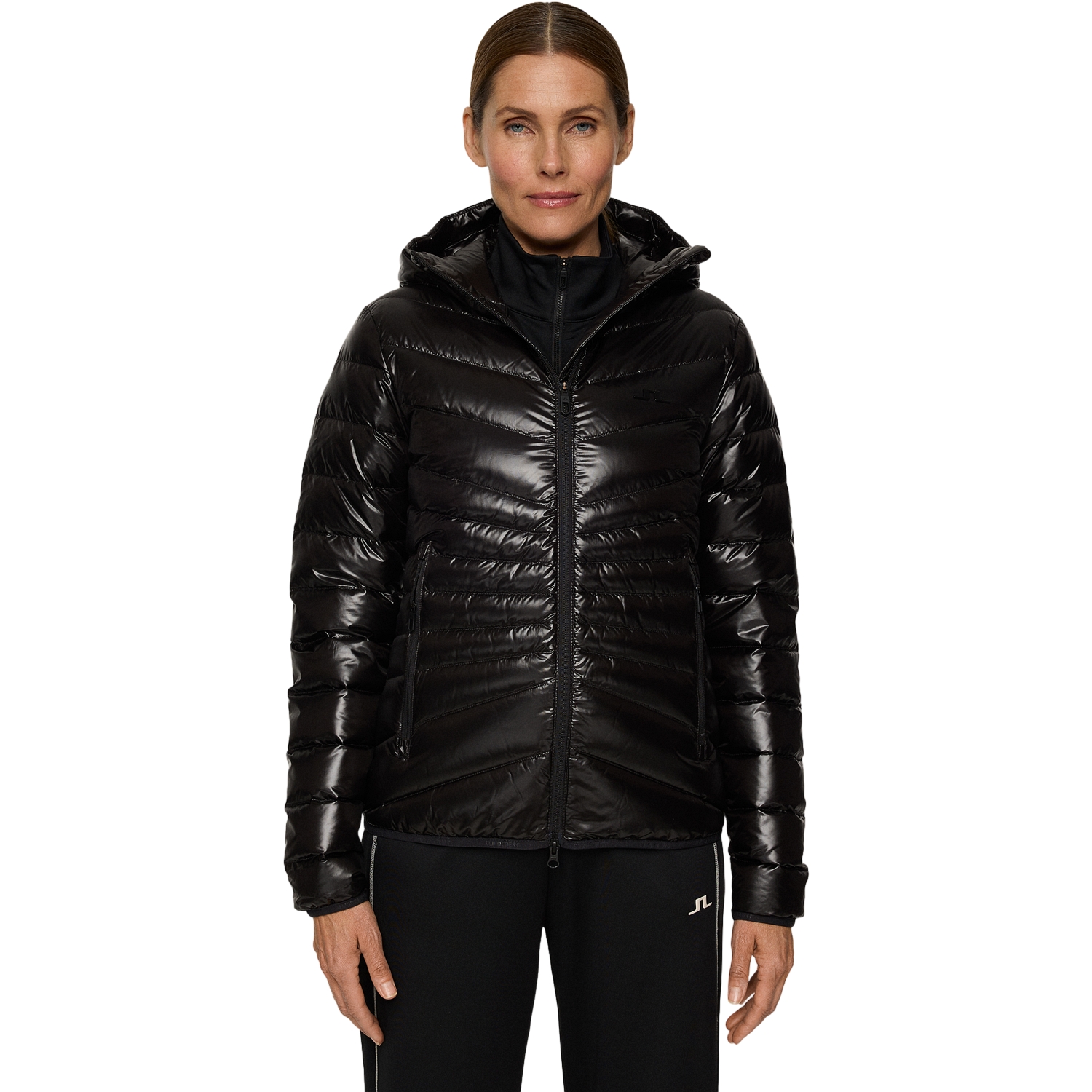 J. LINDEBERG Jacke Lara Light Down Hood, schwarz