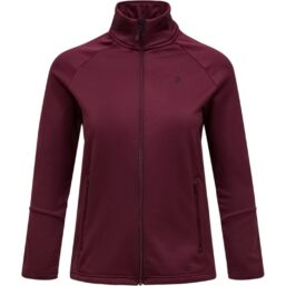 Peak Performance Layer Rider Essentials Zip, bordeaux