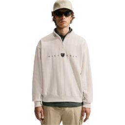 Nike Golf Pullover Fairway Fresh Oversized 1/2 Zip , beige