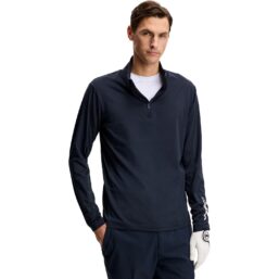 J. LINDEBERG Layer Tour Tech 1/4 Zip, navy